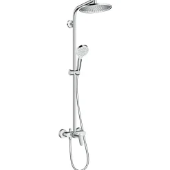 Hansgrohe Set de douche Showerpipe Crometta S 240 1jet, mitigeur mécanique (27269000)* Colonne De Douche Mécanique