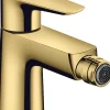 Hansgrohe Talis E Mitigeur bidet avec tirette et vidage, Aspect Doré poli (71720990)* Robinet De Bidet