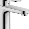 Hansgrohe Vernis Blend Mitigeur de lavabo, avec cartouche en céramique, sans tirette ni vidage, Chrome (71558000)* Robinet Lavabo Et Vasque