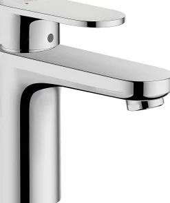 Hansgrohe Vernis Blend Mitigeur de lavabo, avec cartouche en céramique, sans tirette ni vidage, Chrome (71558000)* Robinet Lavabo Et Vasque
