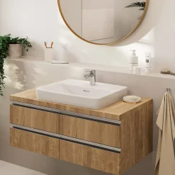 Hansgrohe Vernis Blend Mitigeur de lavabo 70 CoolStart avec tirette et vidage synthétique