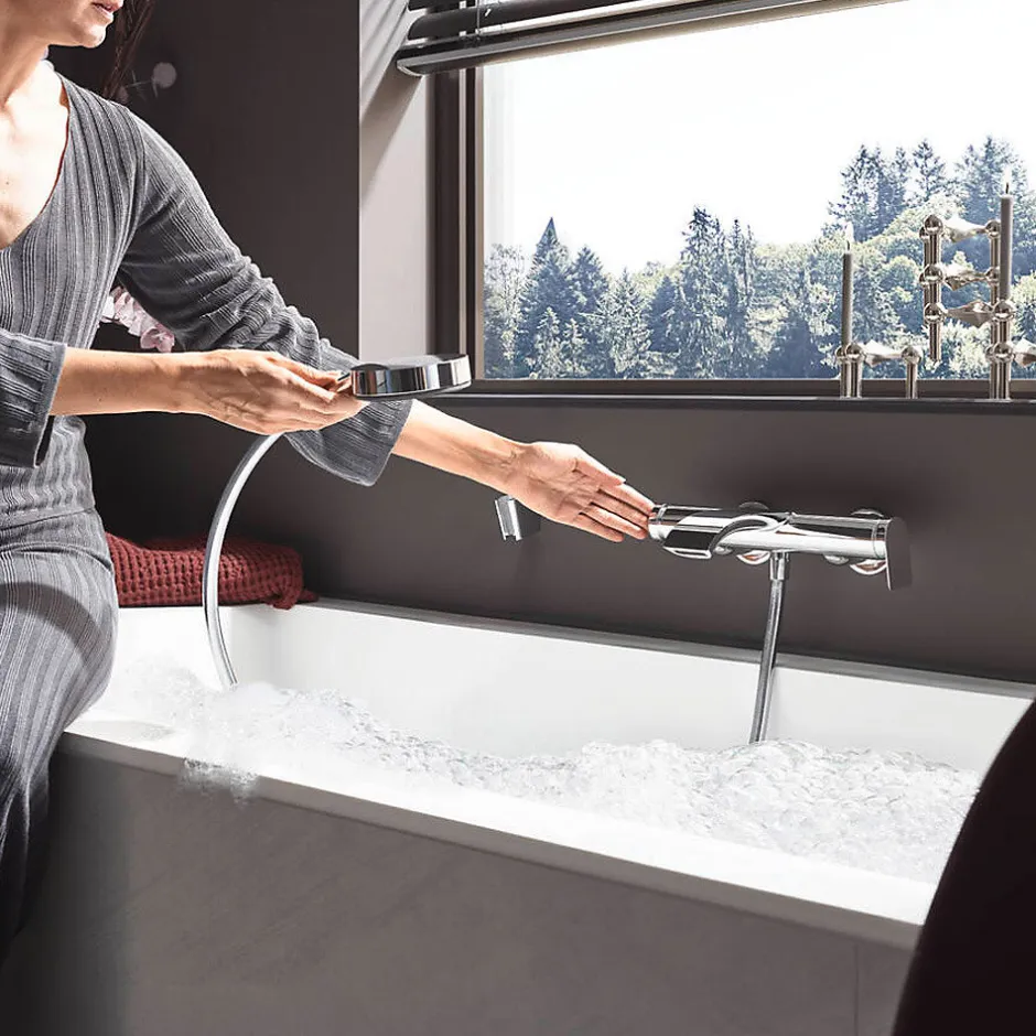Hansgrohe Vivenis Mitigeur bain/douche, bec cascade, chrome (75420000)