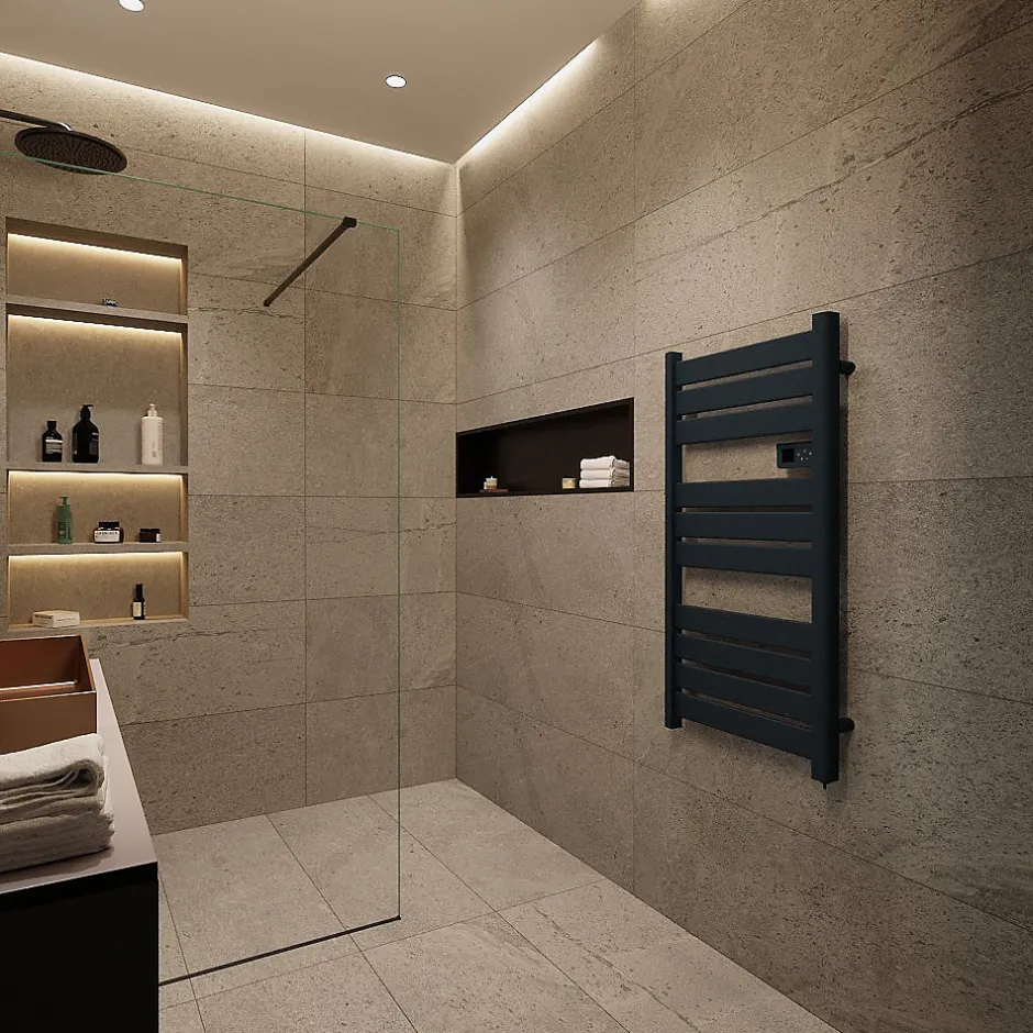 Ceramia Heat-Touch Sèche serviettes électrique 500W, anthracite (CERAHTLP500A)* Sèche-Serviettes Électrique