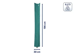 Leifheit Housse de protection pour séchoir parapluie, robuste, dimensions 30x 200 cm,* Etendoir À Linge