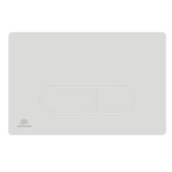 Ideal Standard Plaque de commande carrée Oleas , double flux, mécanique Blanche* Wc Suspendu