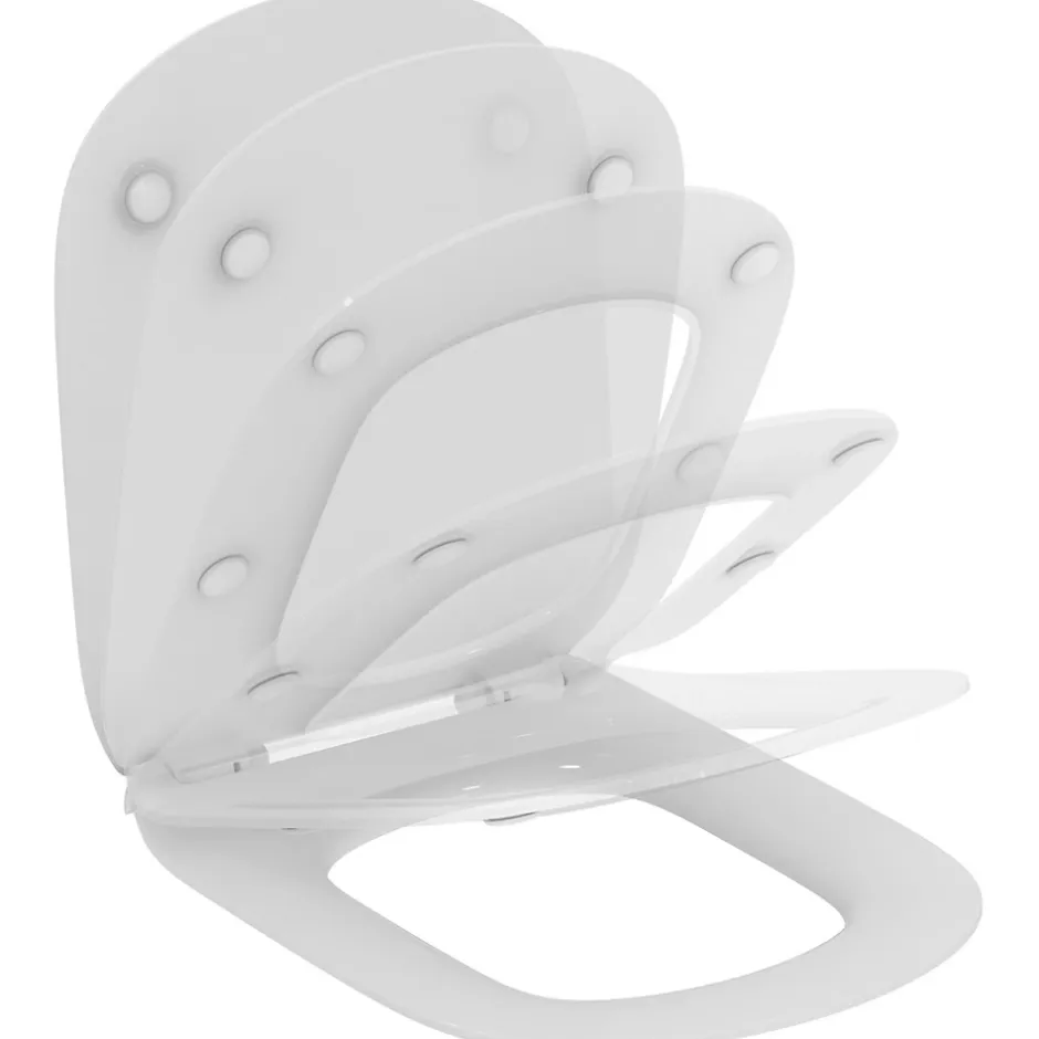 Ideal Standard Tesi Abattant ultra-fin frein de chute (T352701)* Abattant Wc