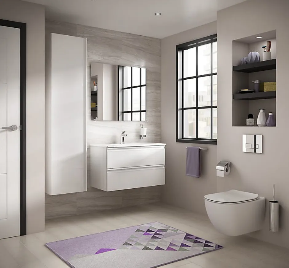 Ideal Standard WC suspendu Tesi Aquablade avec abattant