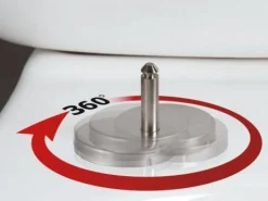 Idevit Abattant WC Ultra mince, à fermeture douce Softclose adaptable sur la plupart des cuvettes, blanc (EASYSLIM44)