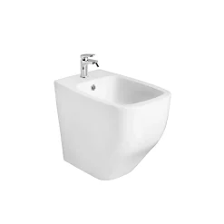Kiamami Valentina Installation De Bidet Encastrée Dans Le Mur En Céramique Blanc Mat