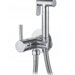 Invena Robinet Bidet Douchette Chrome Mural Monocommande
