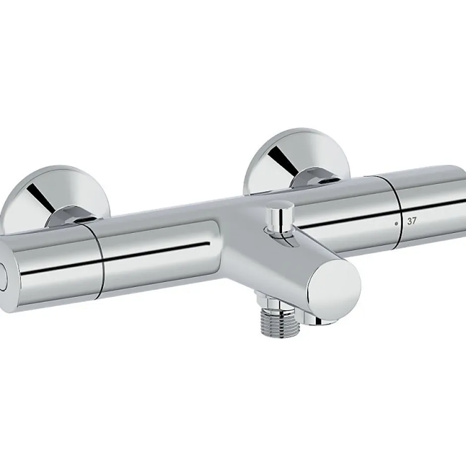 Jacob Delafon mitigeur thermostatique bain douche mural Simone Chrome