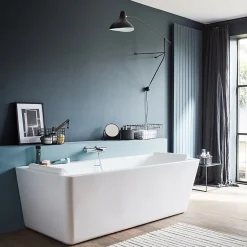 Jacob Delafon mitigeur thermostatique bain douche mural Simone Chrome