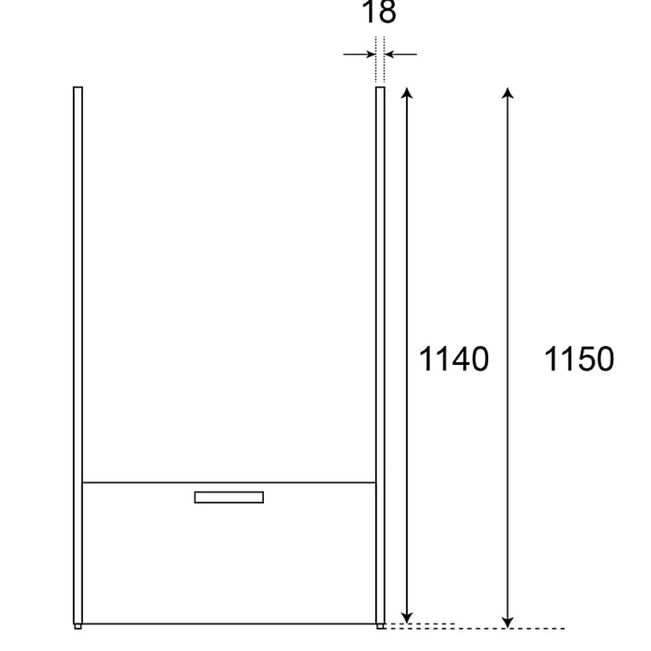 Cuisibane Jambage pour meuble lave-linge