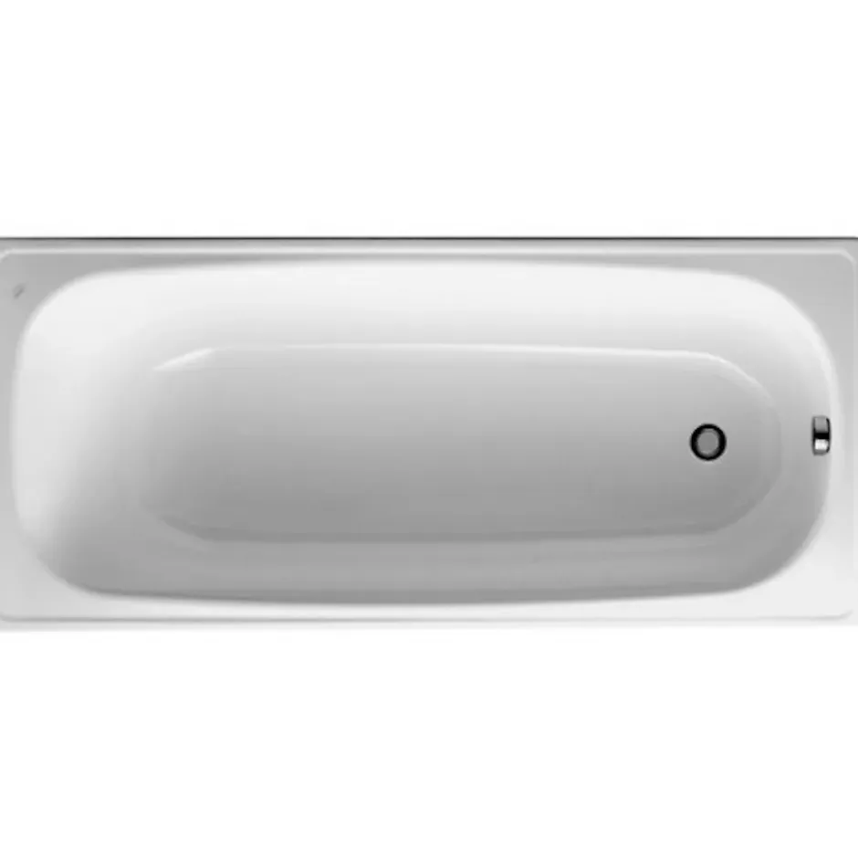 Jika (Groupe Roca) Riga 170 x 70 cm Baignoire droite acier emaillé, sans pieds, blanc (H234070000001)