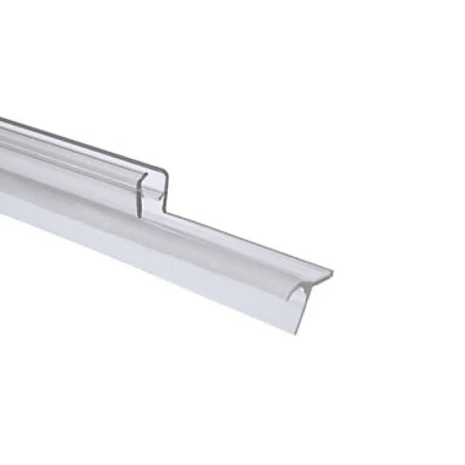Schulte Joint d'étanchéité bas horizontal pour portes de douche, 100 cm, transparent pour verre 5 mm