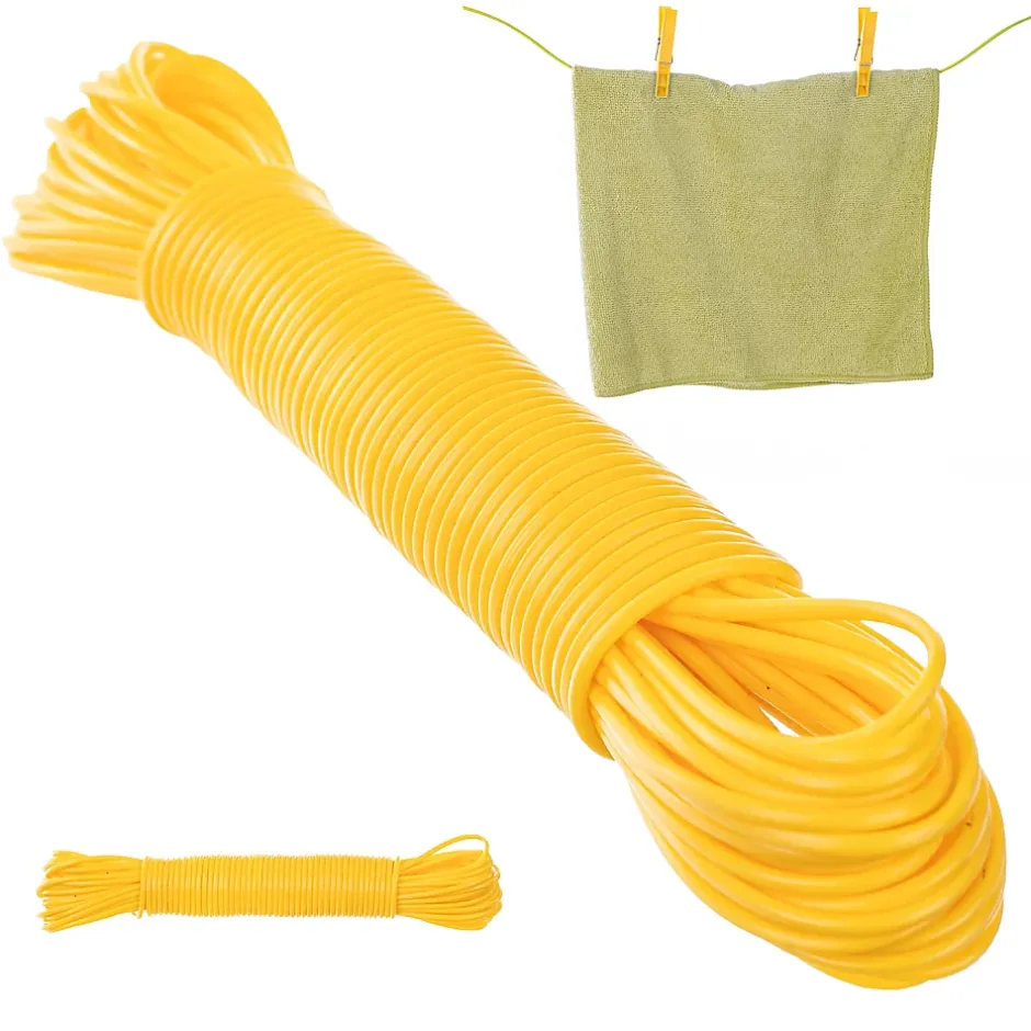 Kadax Corde à Linge Corde à Linge 20 mètres Forte avec Insert Corde de Balcon* Etendoir À Linge