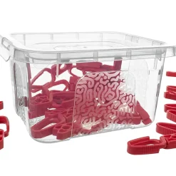 Kadax Pinces à Linge Pinces à Linge Grenouilles à Linge 50 pcs + Récipient