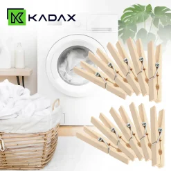 Kadax Vêtements Vêtements Pinces à Vêtements 10pcs Pinces en Bois