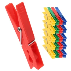 Kadax Vêtements Vêtements Vêtements Pinces à Linge 20pcs Plastique Coloré* Etendoir À Linge