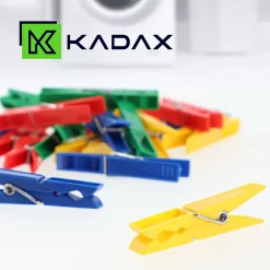 Kadax Vêtements Vêtements Vêtements Pinces à Linge 20pcs Plastique Coloré* Etendoir À Linge