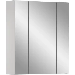 Chb Collection Kai - Armoire de toilette (L/H/P : 60x70x18 cm) en imitation blanc* Armoire De Salle De Bains