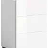 Chb Collection Kai - Meuble sous-lavabo (L/H/P : 38x56x34 cm) en blanc mélaminé et blanc brillant thermoformé* Meuble Sous Lavabo