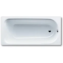 Kaldewei Eurowa 160x70 cm Baignoire rectangulaire en acier émaillé, sans pieds, blanc alpin (119700010001)* Baignoire Droite