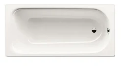 Kaldewei Eurowa Baignoire droite avec pieds 170 x 70 cm en acier émaillé, Blanc alpin (119800010001-SET)* Baignoire Droite