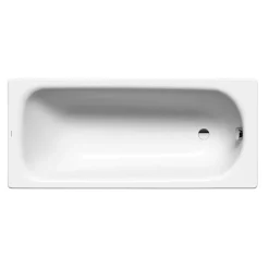 Kaldewei Saniform Plus 180x80 cm Baignoire rectangulaire en acier émaillé, sans pieds, blanc alpin (112800010001)