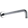 Kibath Bras de douche rond mural 40 cm finition chromée en laiton* Pommeau De Douche, Flexible Et Barre De Douche