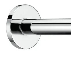 Kibath Bras de douche rond mural 40 cm finition chromée en laiton* Pommeau De Douche, Flexible Et Barre De Douche