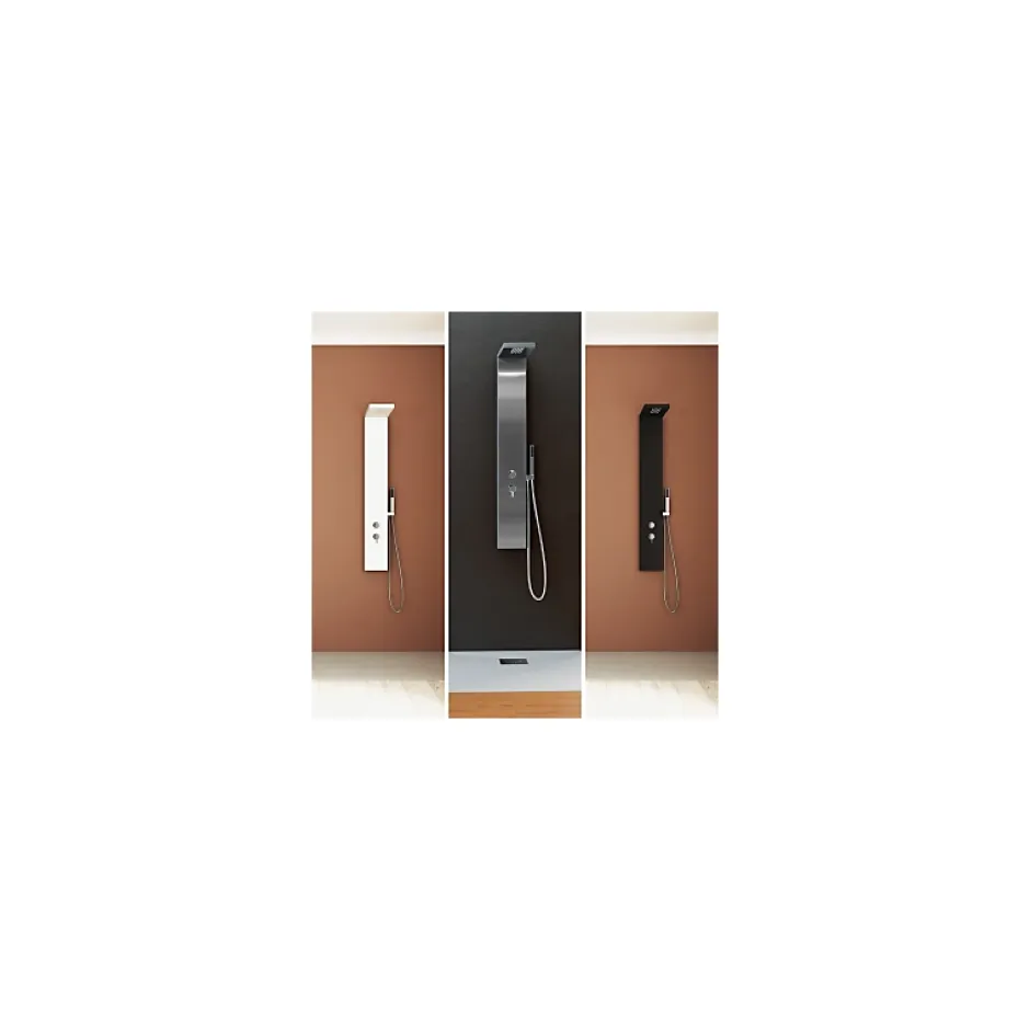 Kinedo Colonne douche Aquastyle noir mat* Colonne De Douche Thermostatique