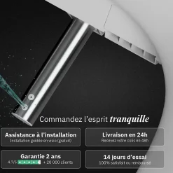 Magnifiak Kit Abattant WC Japonais Lavant avec eau chaude (Forme U)