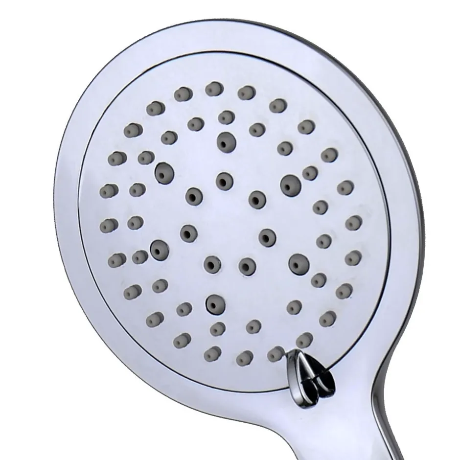 Kibath Kit de barre de douche 5 positions avec équipement NAV rond, finition chrome poli, en acier inoxydable* Colonne De Douche Mécanique
