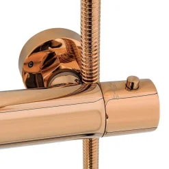 Rea Kit de douche avec thermostat Lungo Rose Gold* Colonne De Douche Mécanique