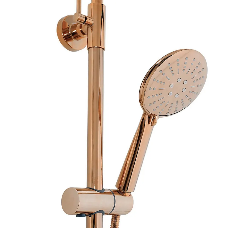 Rea Kit de douche avec thermostat Lungo Rose Gold* Colonne De Douche Mécanique