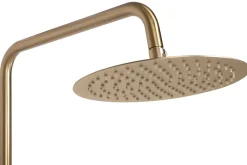 Rea Kit de douche avec thermostat Lungo Gold Brush* Colonne De Douche Mécanique