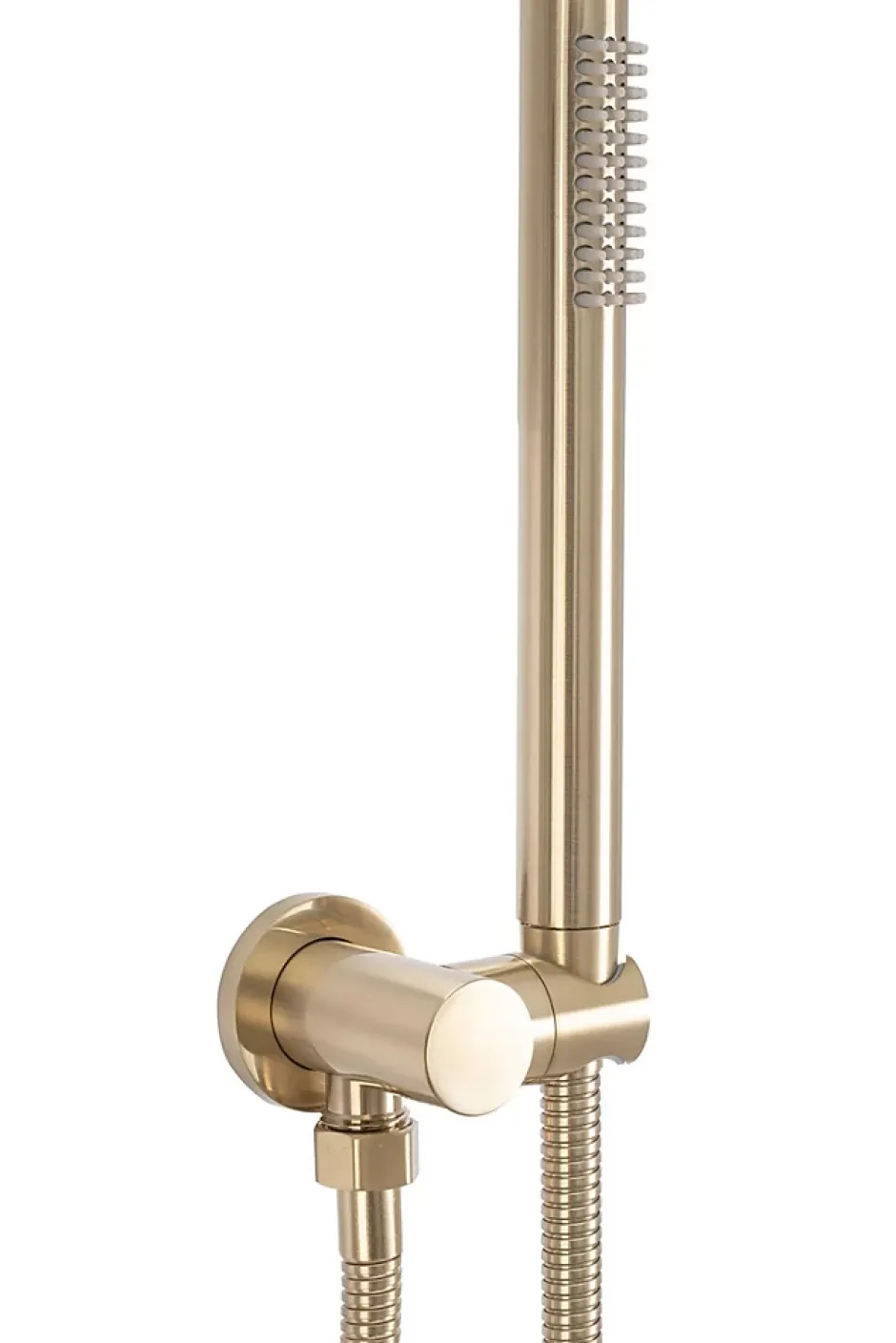 Rea Kit De Douche Encastré Lungo Brush Gold 17X16X36,5Cm + Box* Colonne De Douche Mécanique