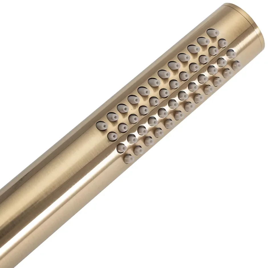 Rea Kit De Douche Encastré Lungo Brush Gold 17X16X36,5Cm + Box* Colonne De Douche Mécanique