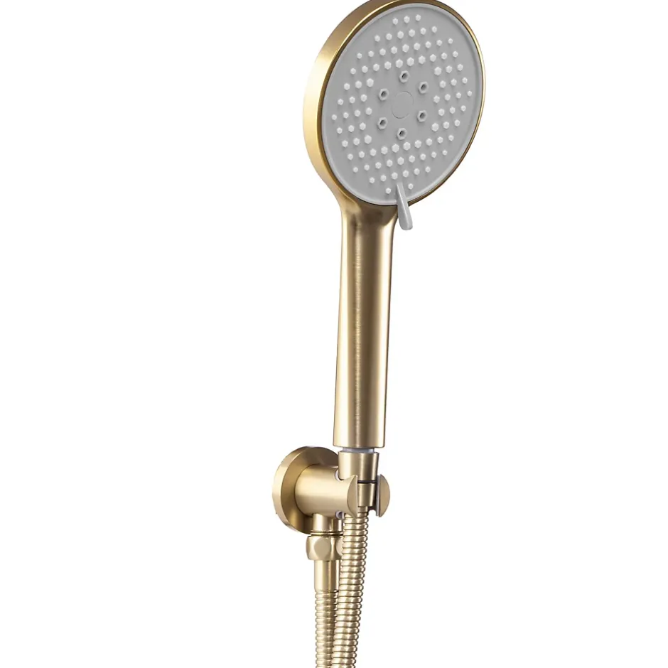 Rea Kit De Douche Encastré Verso Brush Gold + Box* Colonne De Douche Encastrable