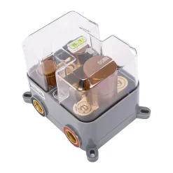 Rea Kit De Douche Encastré Lungo Thermostat Brush Copper 36,5X17X25Cm + Box* Colonne De Douche Mécanique