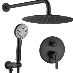 Rea Kit De Douche Encastré Ontario Black* Colonne De Douche Mécanique