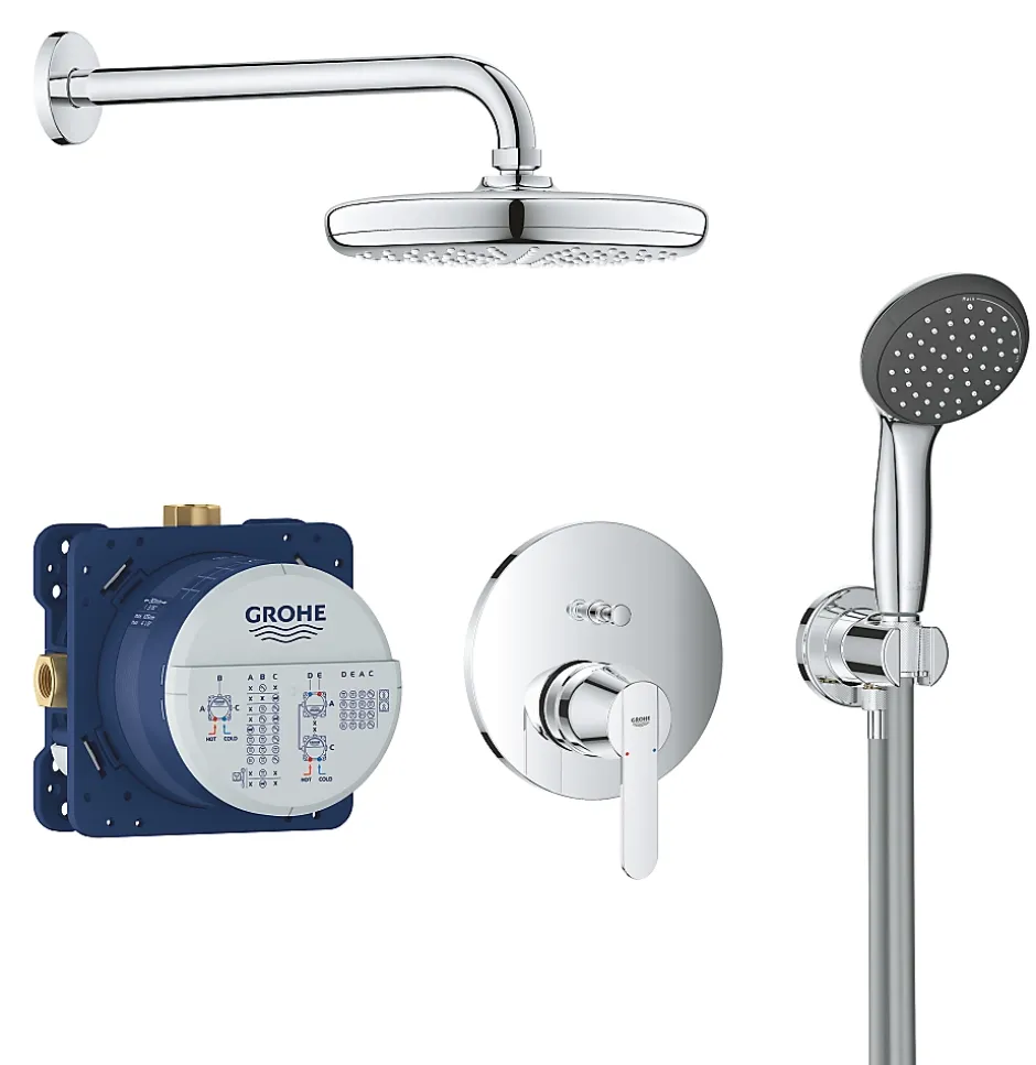Grohe Kit de douche mécanique à encastrer Get Perfect* Colonne De Douche Encastrable