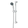 Kit de douche Nakri sans robinetterie avec pommeau de douche 1 jet + 1 support inox + 1 flexible 150 cm en inox* Colonne De Douche Sans Robinetterie