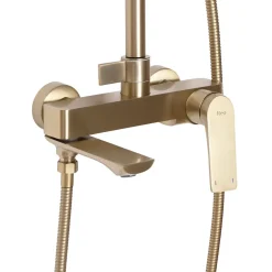Rea Kit De Douche Avalon Brush Gold 50X23X153,1Cm* Colonne De Douche Mécanique