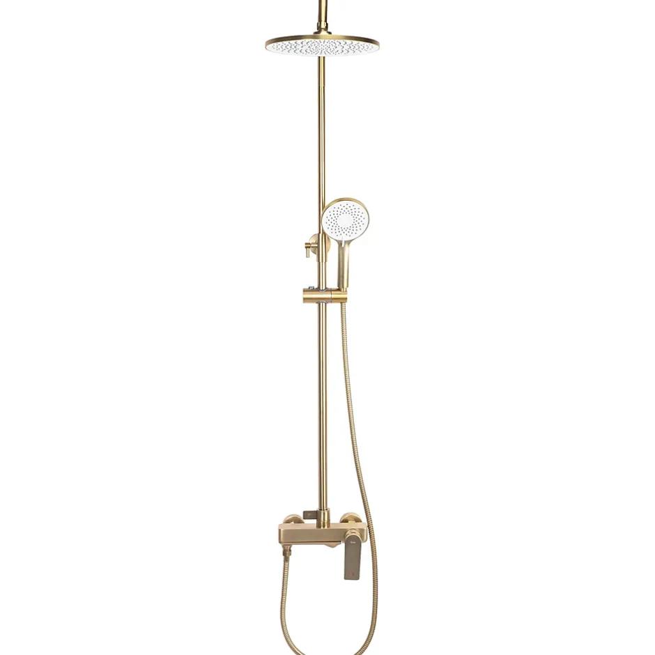 Rea Kit De Douche Avalon Brush Gold 50X23X153,1Cm* Colonne De Douche Mécanique