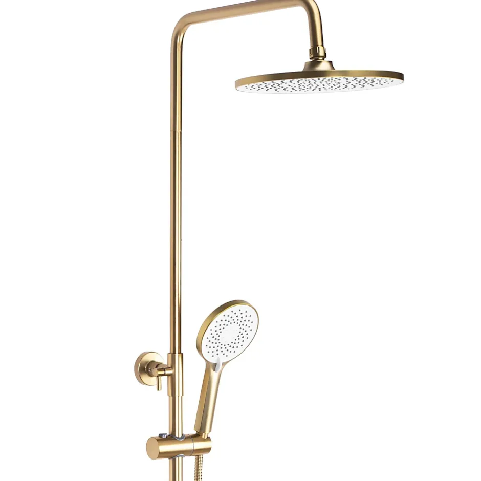 Rea Kit De Douche Avalon Brush Gold 50X23X153,1Cm* Colonne De Douche Mécanique