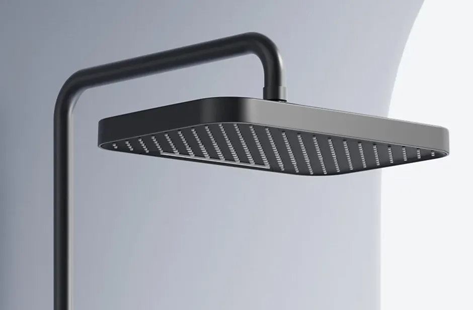 Rea Kit De Douche Bari Titanium 37X31X100Cm* Colonne De Douche Mécanique