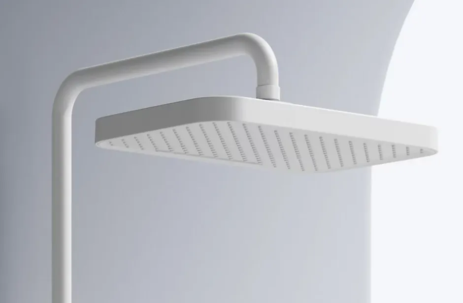 Rea Kit De Douche Bari White 37X31X100Cm* Colonne De Douche Mécanique