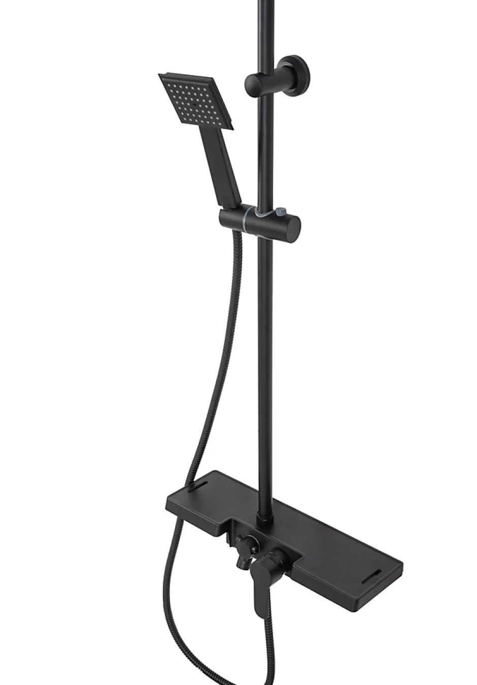 Rea Kit De Douche Bravo Black 45X40X105Cm